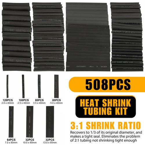 508pcs heat shrink tubing wire - 508pcs,