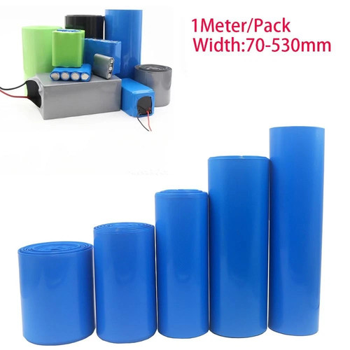 New blue pvc heat - blue, shrink